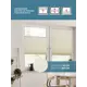 Шторы-плиссе Decofest 70x160 см цвет экрю