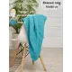 Плед-покрывало AlmaForHome RiddleLine Елка/морволн, 90x160 см, трикотаж, цвет голубой