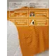 Плед-покрывало AlmaForHome RiddleLine Елка/мусорех, 90x160 см, трикотаж, цвет горчичный