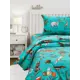 Комплект постельного белья Art Sleep 15-ALPHABET-RUS, полутораспальный, хлопок, разноцветный