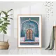 Постер 28 картин "Дверь в индийский дворец" 50x70 см, в подарочном тубусе без рамы
