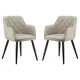 Стул Гласар 48586-Beige 59 см х 56 см х 79 см дерево бежевый 2 шт