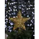 Верхушка на елку Merry green Звезда с диодами h 25 см жёлтый / золотой