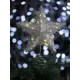 Верхушка на елку Merry green Звезда с диодами DX210-SI-01 h 20 см серый/серебристый