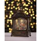 Новогоднее украшение Merry Green Фонарь 26x16x8.5 см с подсветкой и музыкой