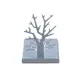 Металлическая настольная подставка для визиток подставка для телефона Tempache "Деревце" серебро