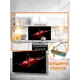 Стеновая панель Borntoprint Сочная вишня 60x90x0.4 см закаленное стекло цвет прозрачный