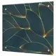 Защитный экран Borntoprint Листья 50x50x0.4 см закаленное стекло цвет прозрачный