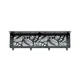 Настенная вешалка Tempache 50x17x14 см 4 крючка цвет черный