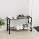 Обувница Клик мебель Стандарт 60x40x30 см металл цвет черный
