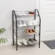 Обувница Nika 46x70x28 см металл цвет черный