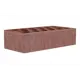 Кирпич облицовочный Керма M200 ruby бархат с алмазной посыпкой 250x120x65 мм 1 НФ