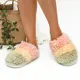 Тапочки Amaro Home Lamb закрытый нос зеленый р.36-37