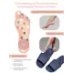 Тапочки с массажным эффектом Amaro Home Massage открытый нос синий р.38-39