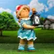 Садовая фигура Хорошие сувениры Девочка-грибочек с фонарем 18x16x44 см