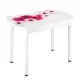 Стол прямоугольный Simaland Эрвин 110x150 см ЛДСП цвет белый/темно-розовый
