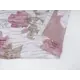 Штора на шторной ленте жаккард цветы 200x250 см цвет розовый