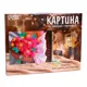 Картина по номерам на раме с гирляндой «Цветы» 30x40 см