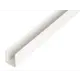U-Профиль ПВХ 21x20x1x1000 мм, цвет белый
