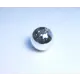 Елочный шар China dans 120SP01-01S 12 см пластик серый/серебристый