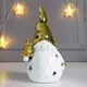 Подсвечник новогодний Simaland Дедушка Мороз в колпаке с ёлочкой золото 22.6x10x12.5 см