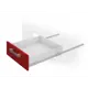 Направляющие Boyard роликовые DS03W.1/400 (DS802 L400) белые