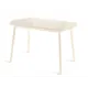 Компьютерный стол Мамадома Round-100 152x75x70 см ЛДСП цвет кремовый
