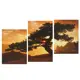 Картина модульная Simaland "Одинокое дерево в горах" 70x100 см