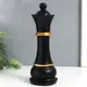 Фигурка Шахматная фигура Ферзь чёрный с золотом 26x9x9 см
