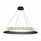 Люстра подвесная светодиодная ST LUCE SL6203.403.40 ESTENSE 14 м² теплый белый свет цвет черный