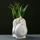 Горшок цветочный 6116718 Take it easy 10.5 см 0.3 л керамика белый