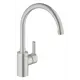 Однорычажный смеситель Grohe Feel излив 22.8 см цвет сталь