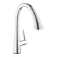 Однорычажный смеситель Grohe Zedra touch излив 21.8 см цвет хром