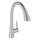 Однорычажный смеситель Grohe Zedra new излив 21.6 см цвет сталь