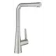 Однорычажный смеситель Grohe Zedra излив 34.7 см цвет сталь