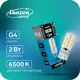 Лампочка светодиодный (LED) Luazon Lighting G4 220 В 2 Вт кукуруза прозрачный 160 Лм холодный белый (голубой)