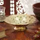 Блюдо сервировочное 16.50x6x16.50 см Indian Handicrafts Листочек латунь цвет золотистый