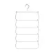 Вешалка для одежды 1 шт Valiant 28x52x2 см металл цвет белый