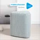 Пуф Mobi Арчи 41x38 см цвет белый-бирюзовый