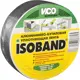 Лента уплотняющая алюминиево-бутиловая ISOBAND 0.8 мм х 45 мм х 10 м черный