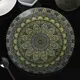 Тарелка Доляна 3324317 21.70x2.30x21.70 см керамика цвет зеленый