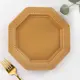 Тарелка Доляна 7557775 21x2.50x21 см керамика цвет коричневый