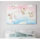 Картина без обрамления Art debut gallery "Зайчики" 90x60 см