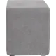 Пуф каркасный ПВХ Granit 3 серый 35x35x42 см