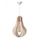 Люстра подвесная деревянная Мелодия Света WL014-LAMP-300 NL PS1N 1 лампа 4 м² цвет натуральное дерево