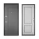 Дверь входная металлическая Home Eco 86x205 см правая ларче белый
