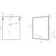 Зеркало для ванной Art & max AM-Are-600-800-DS-FC с подсветкой 60x80см