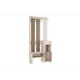 Шкаф для обуви Mebelson 78x180x34 см ЛДСП цвет ясень шимо