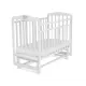 Кровать Sweet baby Ennio 72x105x125 см цвет белый