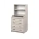 Комод детский с пеленальным столиком Sweet baby Albero 4 ящика 69.7x80.2x152.8 см ДСП цвет ясень
